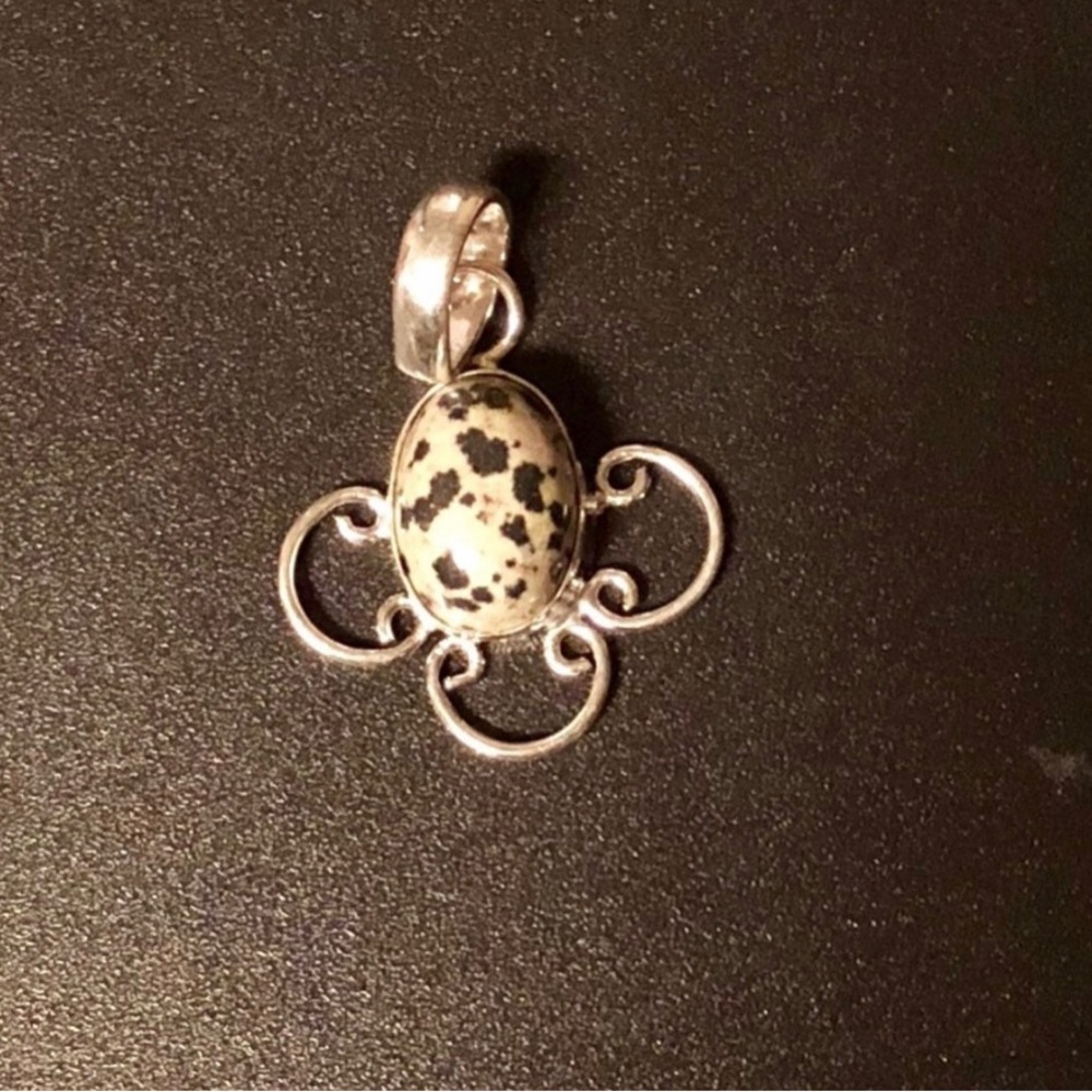 Dalmatian Jasper Pendant